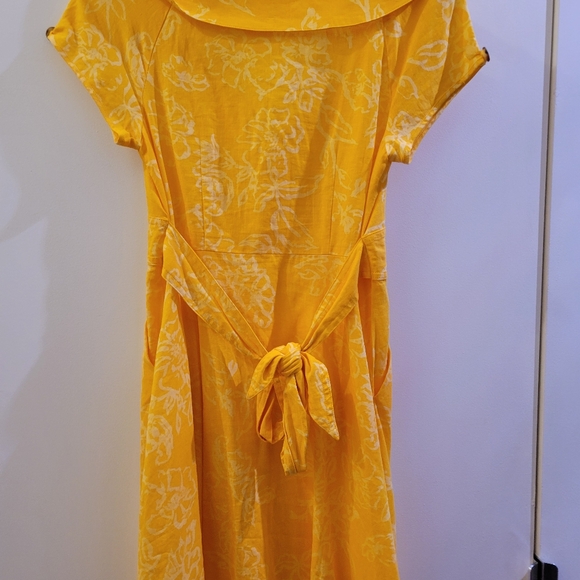 Free people yellow short summer dress - Picture 2 of 2